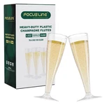 Focusline Pack 4.5 Oz Plastic Champagne 100, Clear Glasses New. Price: $37.35.