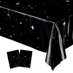 Blue Orchards Space Party Table Covers (pack 108" X 54" (rectangular), New. Price: $14.52.