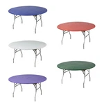 Kwik-covers 60" (5 Feet) Round Fitted Plastic Table Bundle Of Each New. Price: $34.89.
