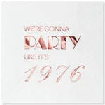 Crisky 50TH Birthday Cocktail Napkins Rose Gold Count (pack Of 1), 1971 New. Price: $14.52.