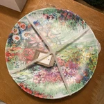 Lillian August Multicolor Floral Melamine Dinner 11 Plates Set Of 4 New. Price: $20.00.