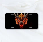 Dragon License Plate Fantasy Design Customizable Unique Gift New. Price: $14.95.