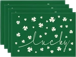 Artoid Mode Green Lucky Shamrock St. 12 X 18, Rectangular 4 Pcs, New. Price: $14.52.
