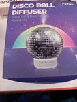 Pufier Disco Ball Diffuser Rotating Whisper Quiet Aromatherapy For Essential Oil Open. Price: $34.99.