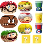 120 Pcs Mario Plates And Napkins Set Birthday Cake Tableware New. Price: $24.99.