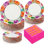 240 Pcs Summer Hawaii Tableware Napkins Beach Party Supplies 9'' Disposable P... New. Price: $42.19.