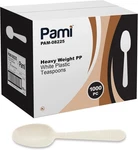 Pami Heavy-weight Plastic Utensils 1000 Ct Bulk Disposable Forks Knives Spoons New. Price: $43.93.