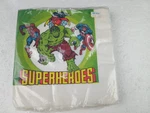 Vintage Reed Super Heroes Happy Birthday Napkins 1979 Marvel Comics Used. Price: $9.99.