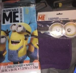 Despicable Me Plastic Tablecover 54 X 84 & Minions Paper Goggles Masks New Party. Price: $12.45.