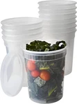 Avant Grub Food Storage Containers, Bpa-free Plastic, Deli 32 Oz, 12 Pack New. Price: $39.99.
