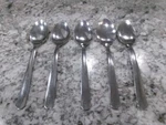 Members Mark Flatware, Set Of 5 Spoons, Stainless Steel Used. Price: $13.12.