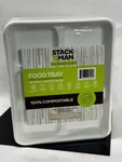 100% Compostable Compartment Plates, 125 Pack Disposable Paper Heavy-d New. Price: $45.99.