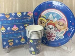 Paw Patrol Christmas Party Lot 8 Plates, Cups, 16 Napkins New. Price: $10.95.