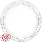 Munfix 6" Clear Plastic Plates 100PK Disposable Dessert Appetizer Bbq Party New. Price: $27.99.