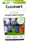 Nib Cuisinart CDH-444 Instant Drink Holder Colorful Metal Stakes Party Pack Open. Price: $29.99.