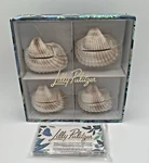 New Lilly Pulitzer Seashell Place Holder Of 4 W/set 12 Table Cards. Price: $18.00.