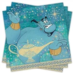 Unique Disney Aladdin Paper Lunch NAPKINS-16 Pcs, X 6.5", Multicolor New. Price: $12.58.