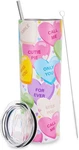 Whaline Valentine's Day Tumbler With Lid And Straw 21 Ounces, Multicolor New. Price: $27.84.