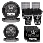 Aibiin 144PCS Prom Send Off Decorations 2026 Plates And Napkins, Cup, Ta... New. Price: $36.87.