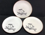 Place & Time Mushroom Salad Plates Ceramic Stoneware Minimalist Set Of 3. Price: $39.99.