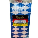Oktoberfest Tablecover Of Size 54" X 108" - Blue & White Party Supply Beistle New. Price: $15.95.