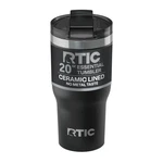 Rtic 20OZ Essential Tumbler With Lid, Ceramic Lined, Ounces, Black New. Price: $30.99.