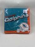 Miami Dolphins Nfl Pro Football Sports Banquet Party Bulk Luncheon Napkins New. Price: $13.95.