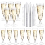 Plastic Champagne Flutes 200 Pack 5 Oz Clear Disposable Wedding Party Surehome New. Price: $74.99.
