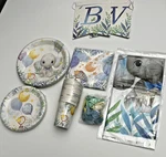 Elephant Baby Boy Shower Party Supplies - Serves 16 Blue Decorati... New. Price: $18.99.