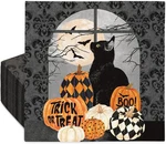 50PCS Halloween Guest Napkins Black Cat Pumpkin Disposable Paper 6.5IN X New. Price: $17.94.