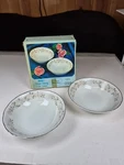 2 Vintage Sheffield Fine China Classic 501 Japan Soup Cereal Bowls Original Box New. Price: $18.00.