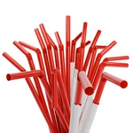 Paper Wrapped Plastic Flexible Drinking Straws - 7.75" 0.23" (250, Red) New. Price: $16.97.