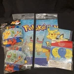 Pokemon Amscan Sealed Party Napkins, Tablecover, Balloons & Blowouts New. Price: $24.99.