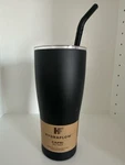 Hydraflow Capri - 30OZ Tumbler With Straw Triple Wall Vacuum Insulated Black New. Price: $27.99.