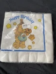 Nos Vintage Care Bears 16 Party Napkins 3 Ply American Greetings 1980S Brand New. Price: $11.89.