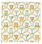Caspari Paper Beverage Napkins, Deco Cocktails - 2 Packs (18030C) New. Price: $18.00.