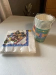 Vtg Mighty Morphin Power Rangers Party Napkins (16) & Cups (8) 1995 New Sealed. Price: $14.99.