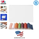 50 Pack Disposable Paper Placemats, 14 X 10 Inch White With Decorative Wavy S... New. Price: $14.99.