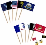 Luseoan Military Toothpick Flag Set 2.6 1.38 Inch, New. Price: $14.76.