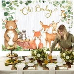 Kate Aspen Woodland Baby Shower Count (pack Of 1), Photo Backdrop Banner New. Price: $31.64.
