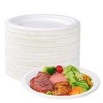 100% Compostable Inch Paper Plates 150 Pack Heavy Duty Disposabl New. Price: $43.70.