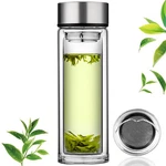 Paracity Glass Tea Infuser Bottle Flood Cup 12OZ/350ML, Ounces, Clear New. Price: $24.64.