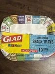 Glad Monopoly Game Night Soak Proof Snack Trays Plates Brand New LOT/4 50. Price: $49.99.