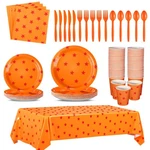 Oudain 170 Pcs Anime Dinner Plates: 9 Inches, Yellow And Red Stars Patterns New. Price: $40.74.