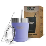 Healthy Human Stainless Steel Tumbler With Straw Splash 12 Ounces, Lilac New. Price: $31.18.