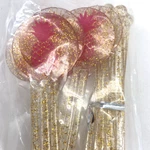 18 Vtg Swizzle Sticks Drink Stir Pink Pineapple Gold Stardust Plastic Amscan New. Price: $12.95.