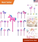 Unicorn Bento Food Picks For Kids 24 Pc Set Cute Decorative Plastic Animal To... New. Price: $16.79.