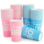 50 Pack Gender Reveal Paper Cups Blue Pink Team Boy Girl Party Essentials 80 ... New. Price: $24.69.