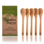 Bamboo Set 5 Pc Small Kitchen Teaspoons Tiny Wooden Perfect For New. Price: $8.60.