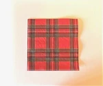Harman Christmas Holiday Plaid Luncheon Paper Napkins 20-PACK Free Shipping New. Price: $7.99.